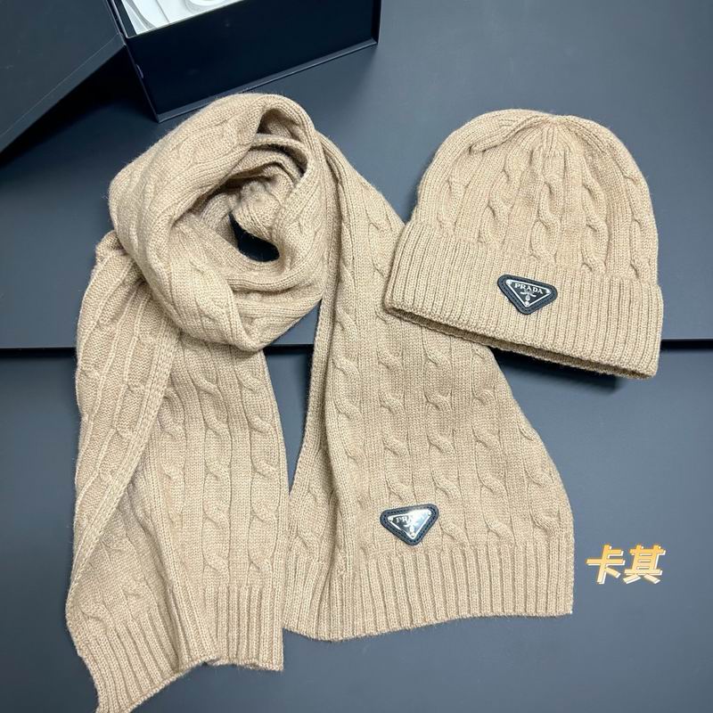 Prada scarf hat dx (182)