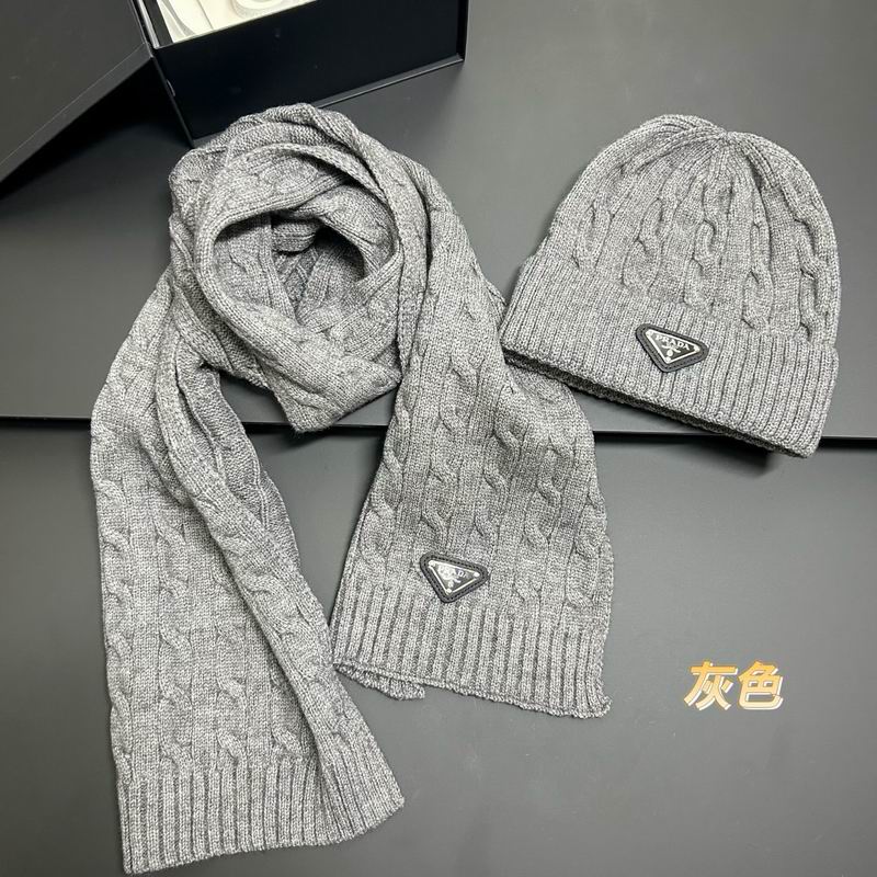 Prada scarf hat dx (183)