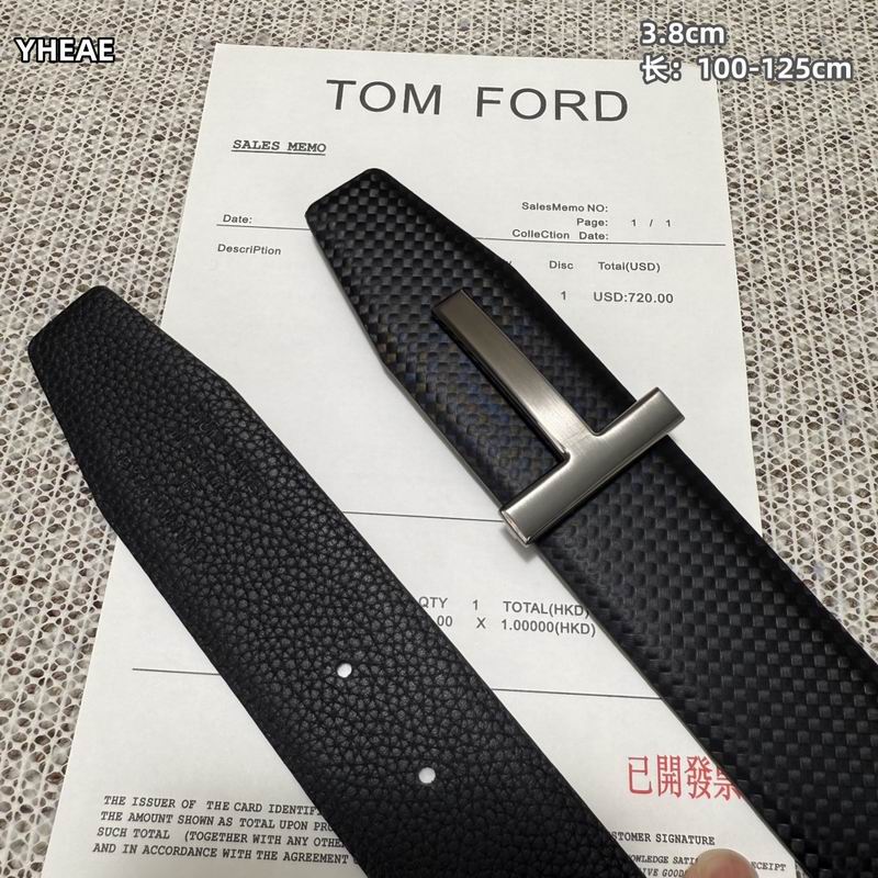 Tom Ford belt 38mmX100-125cm 8L (121)