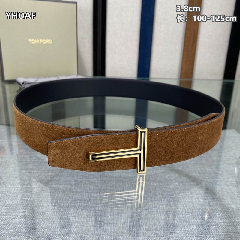 Tom Ford belt 38mmX100-125cm 8L (362)