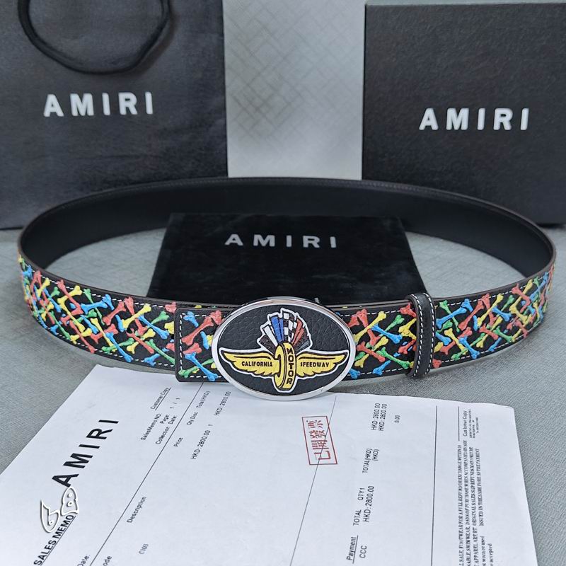 Amiri belt 38mmX90-125cm lb (13)