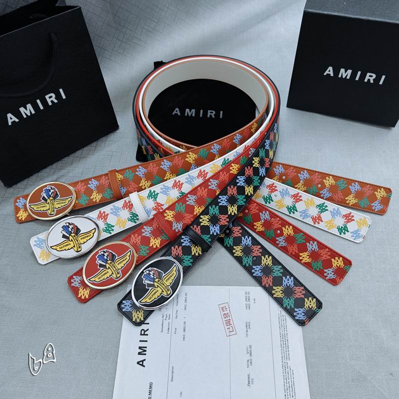 Amiri belt 38mmX90-125cm lb (14)