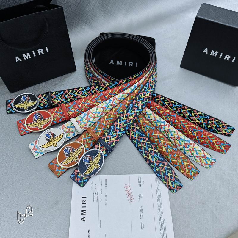 Amiri belt 38mmX90-125cm lb (17)