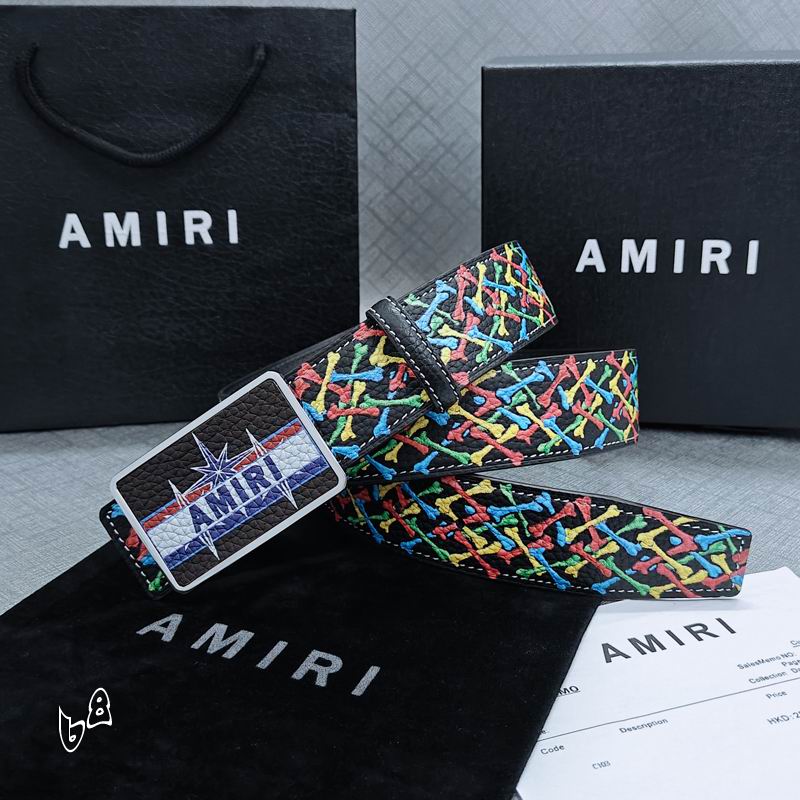 Amiri belt 38mmX90-125cm lb (17)