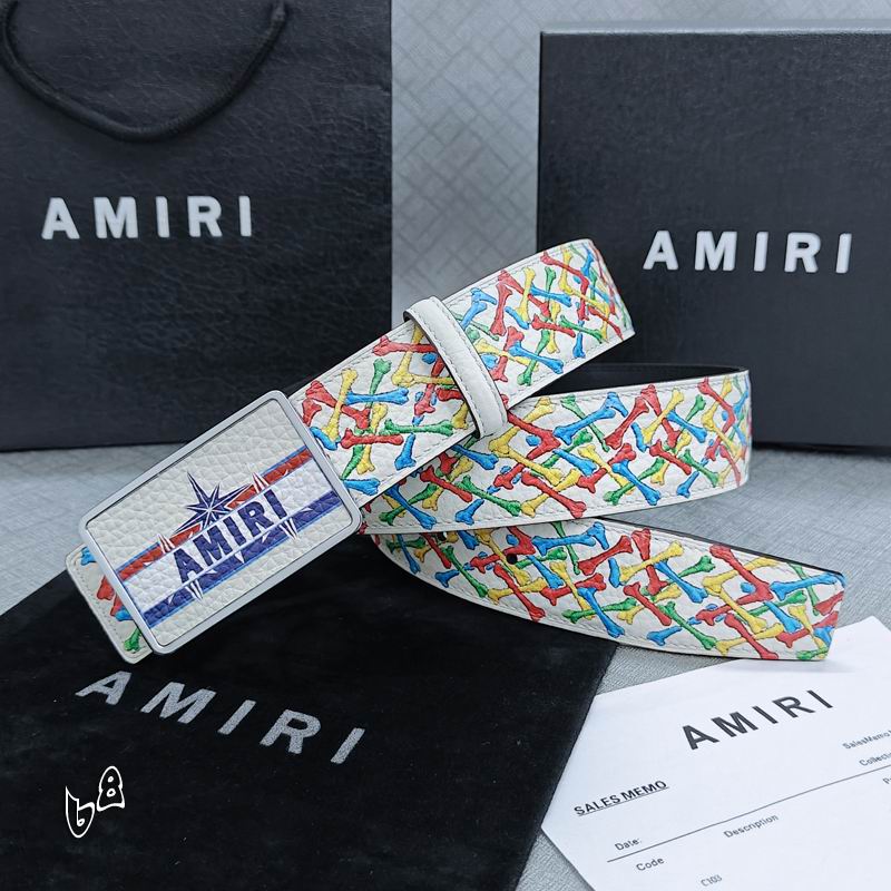 Amiri belt 38mmX90-125cm lb (23)