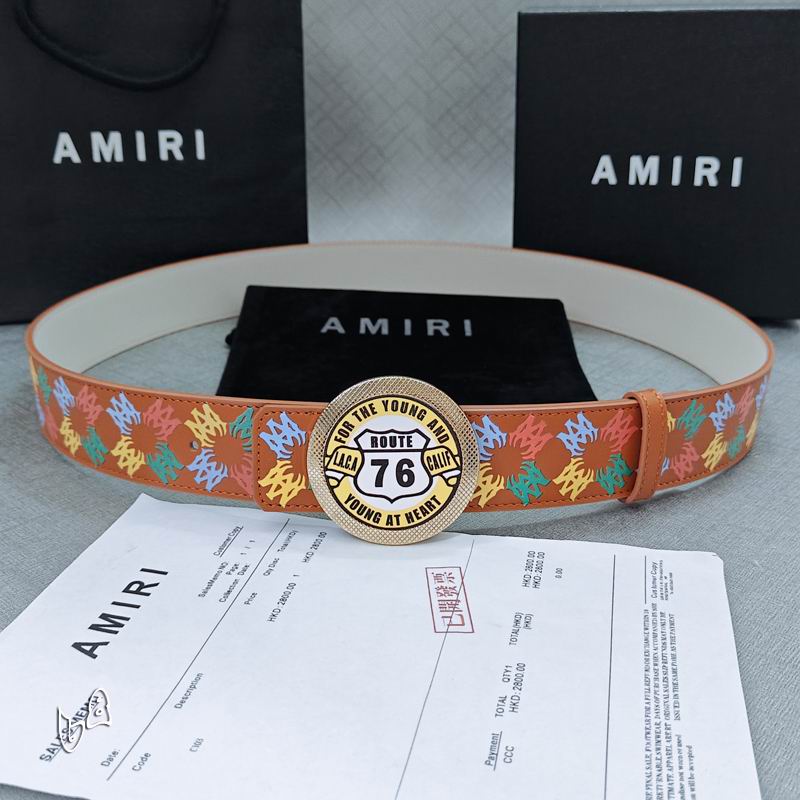 Amiri belt 38mmX90-125cm lb (24)