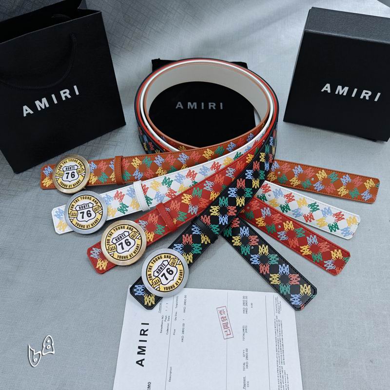 Amiri belt 38mmX90-125cm lb (28)