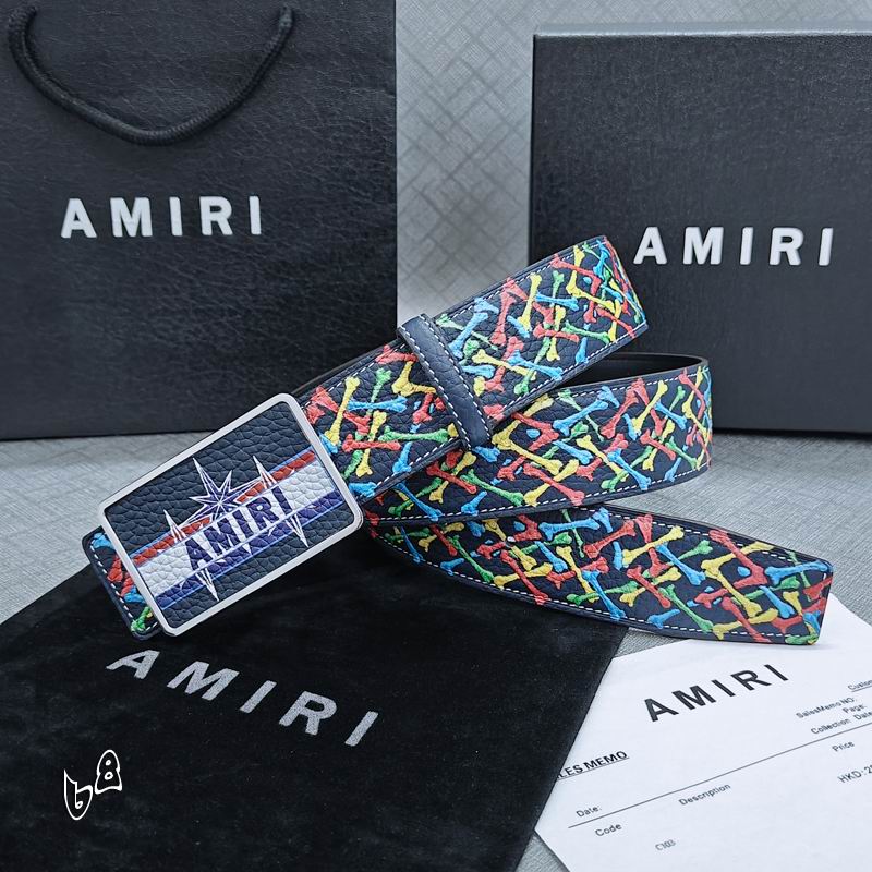 Amiri belt 38mmX90-125cm lb (29)