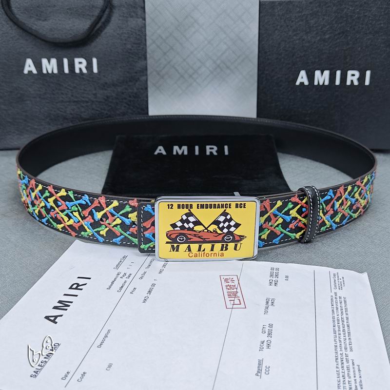 Amiri belt 38mmX90-125cm lb (30)