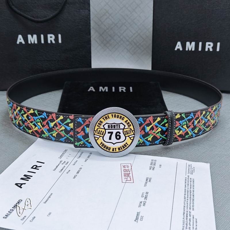 Amiri belt 38mmX90-125cm lb (32)