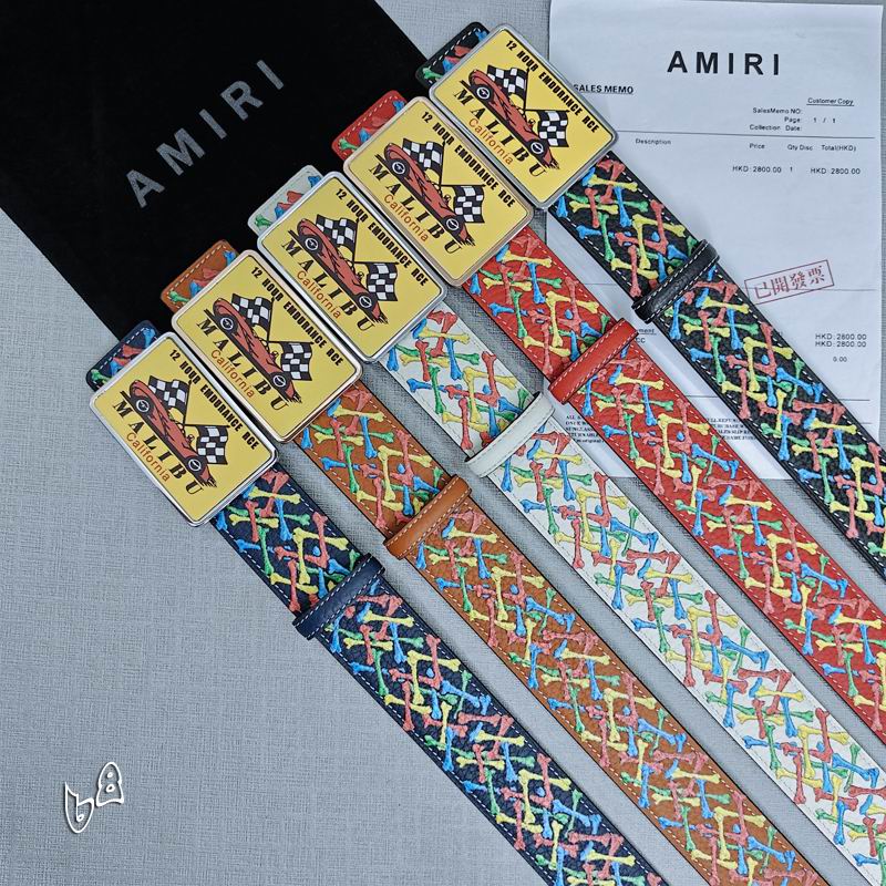 Amiri belt 38mmX90-125cm lb (33)