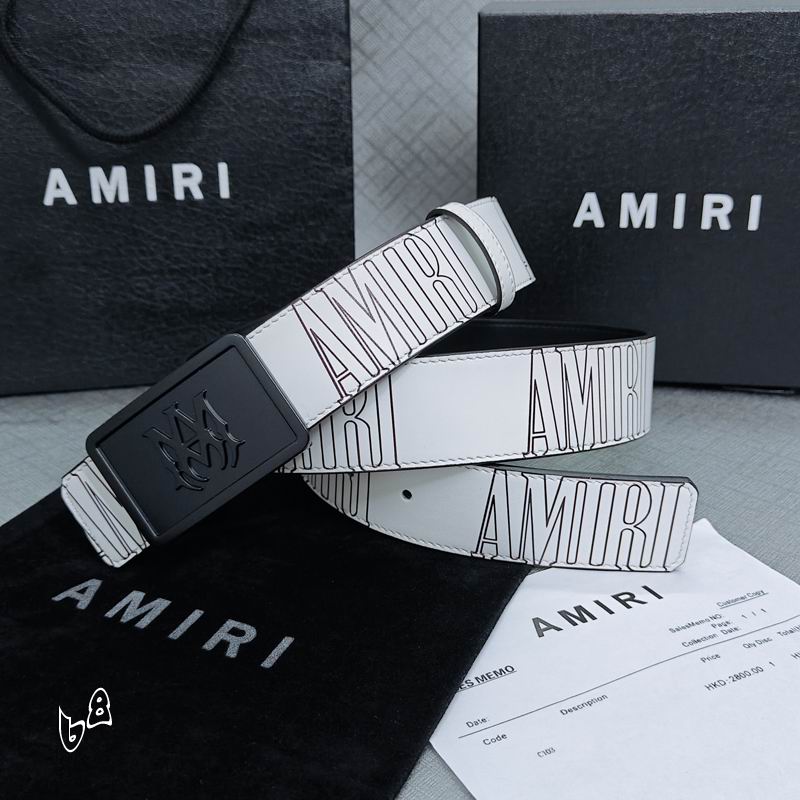 Amiri belt 38mmX90-125cm lb (34)