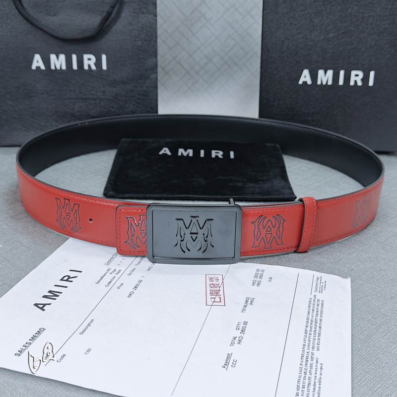 Amiri belt 38mmX90-125cm lb (35)