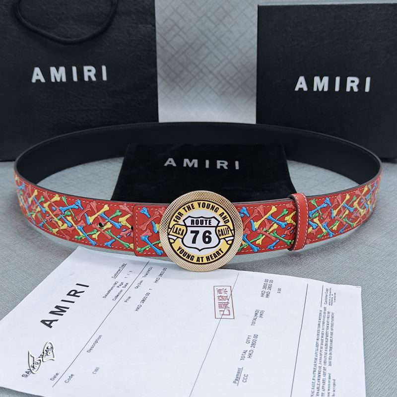Amiri belt 38mmX90-125cm lb (35)