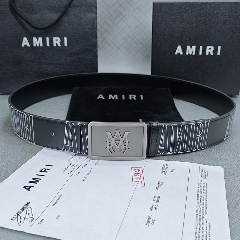 Amiri belt 38mmX90-125cm lb (35)