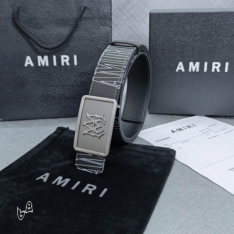 Amiri belt 38mmX90-125cm lb (36)