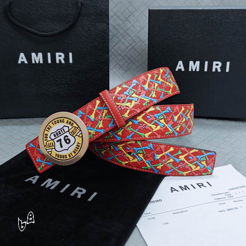 Amiri belt 38mmX90-125cm lb (37)