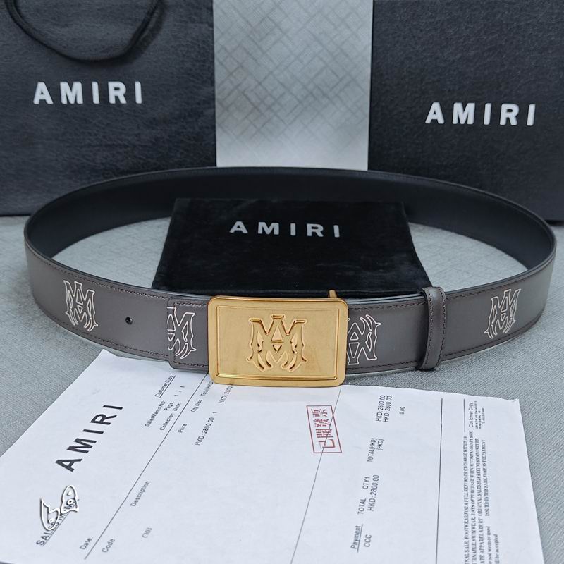 Amiri belt 38mmX90-125cm lb (38)