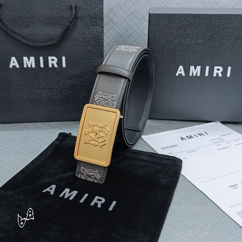 Amiri belt 38mmX90-125cm lb (39)