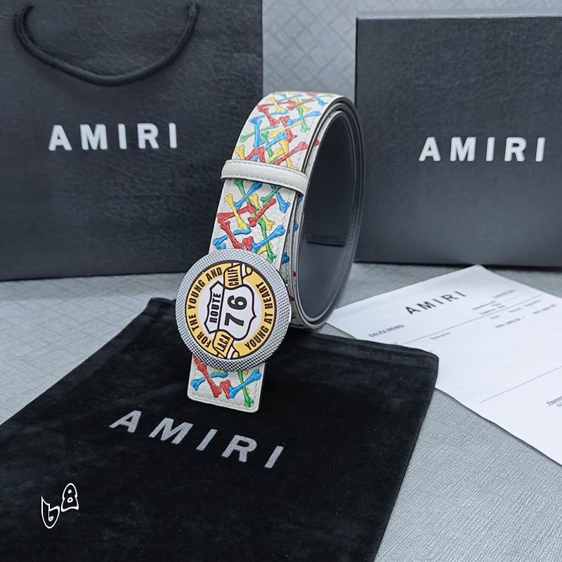 Amiri belt 38mmX90-125cm lb (39)