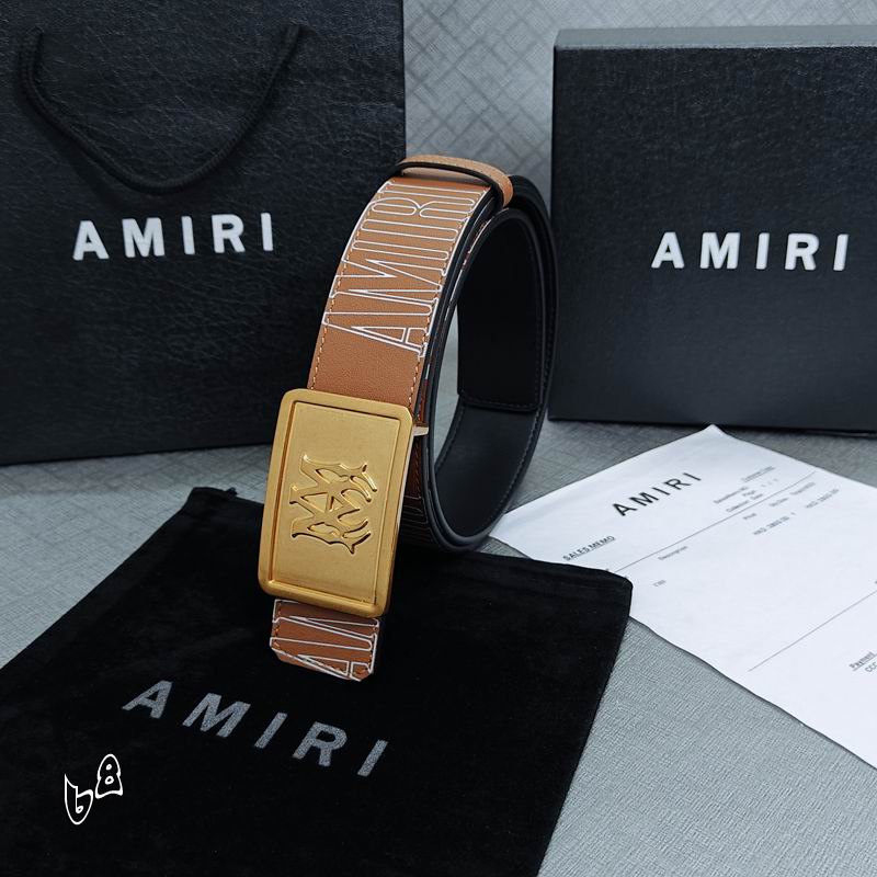 Amiri belt 38mmX90-125cm lb (39)