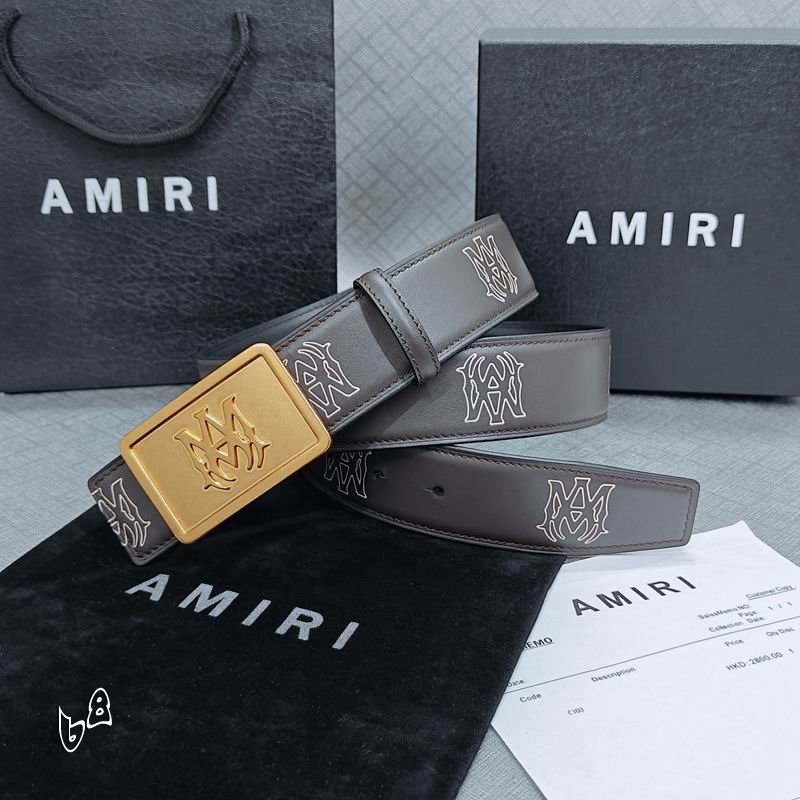 Amiri belt 38mmX90-125cm lb (40)