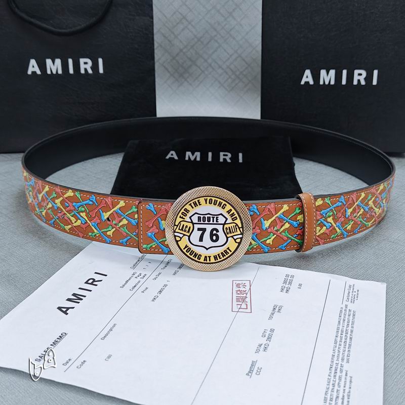 Amiri belt 38mmX90-125cm lb (41)