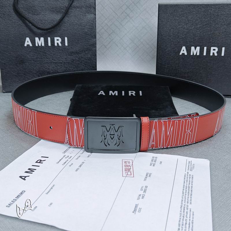 Amiri belt 38mmX90-125cm lb (41)