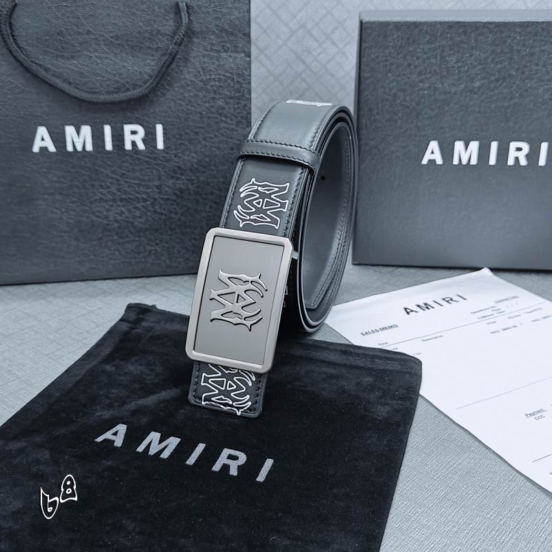 Amiri belt 38mmX90-125cm lb (42)