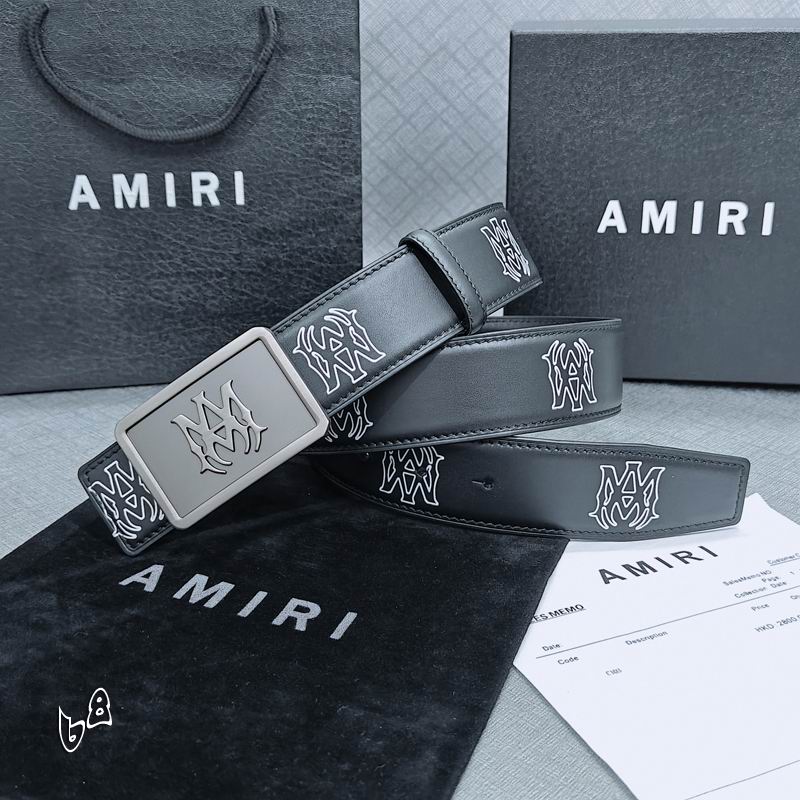 Amiri belt 38mmX90-125cm lb (43)