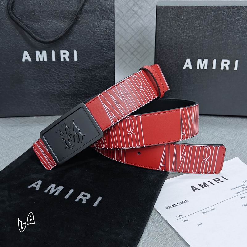 Amiri belt 38mmX90-125cm lb (43)