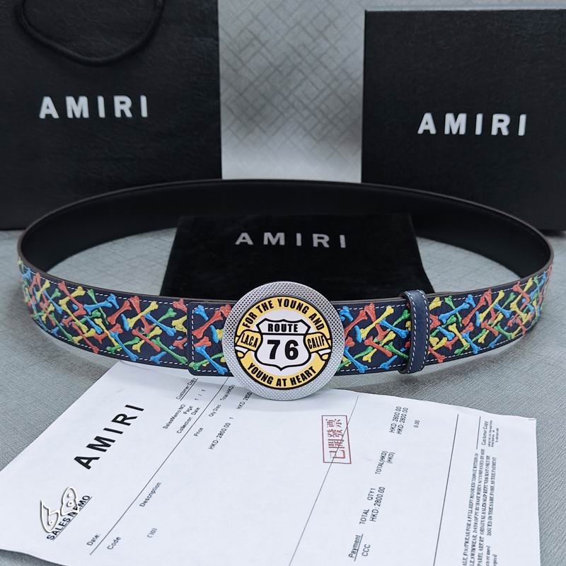Amiri belt 38mmX90-125cm lb (44)