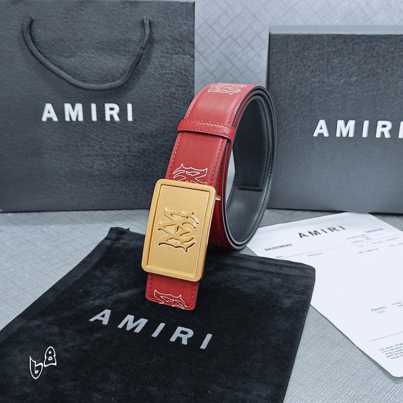 Amiri belt 38mmX90-125cm lb (45)