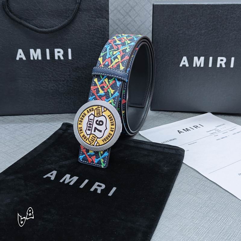 Amiri belt 38mmX90-125cm lb (45)
