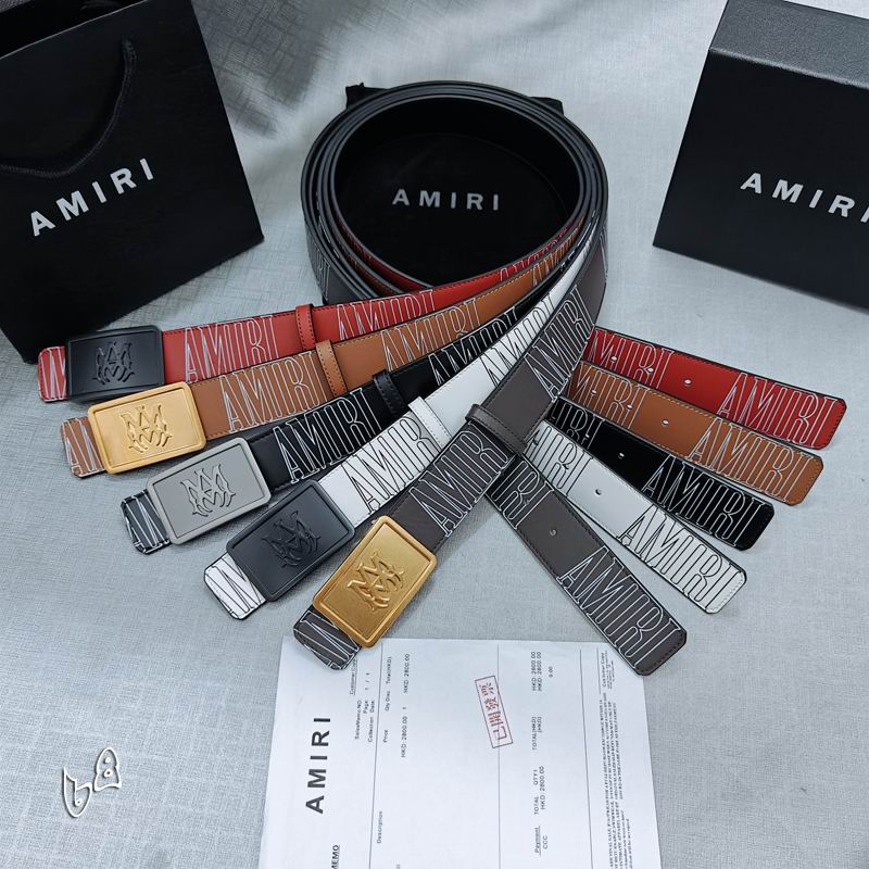 Amiri belt 38mmX90-125cm lb (45)