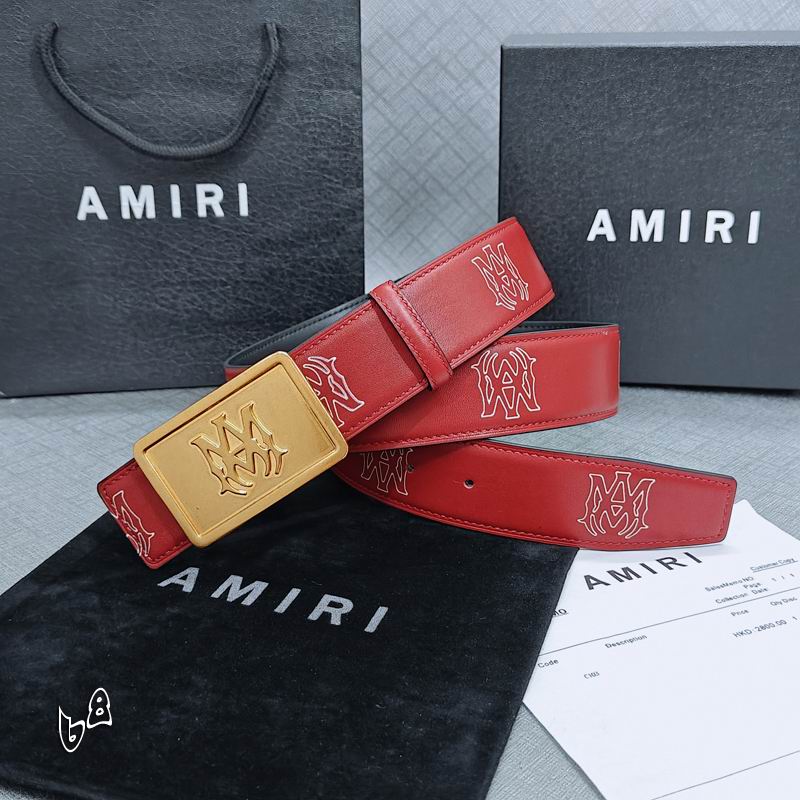 Amiri belt 38mmX90-125cm lb (46)