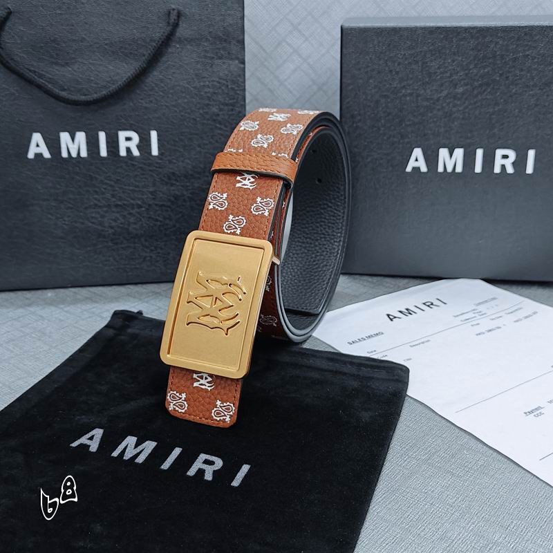 Amiri belt 38mmX90-125cm lb (47)