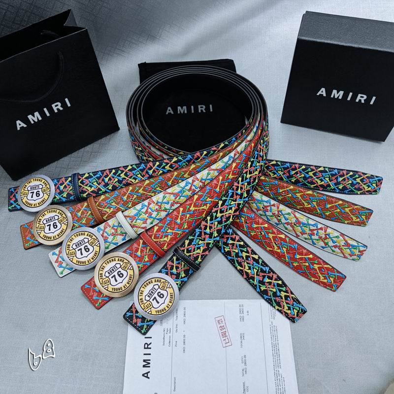 Amiri belt 38mmX90-125cm lb (48)