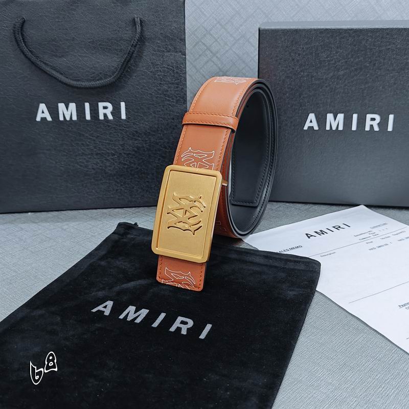 Amiri belt 38mmX90-125cm lb (51)