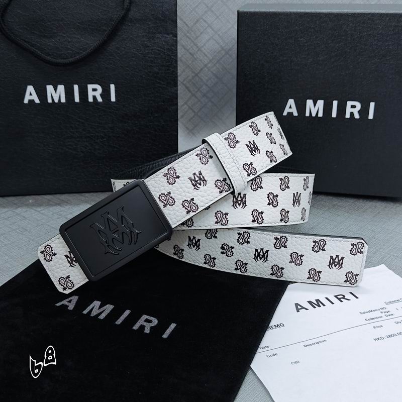 Amiri belt 38mmX90-125cm lb (51)