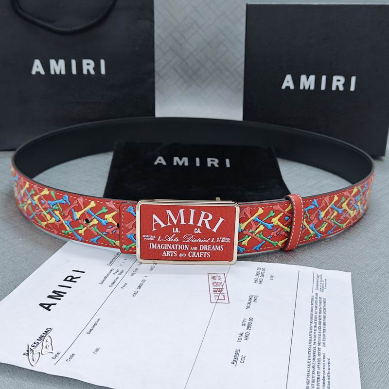 Amiri belt 38mmX90-125cm lb (52)