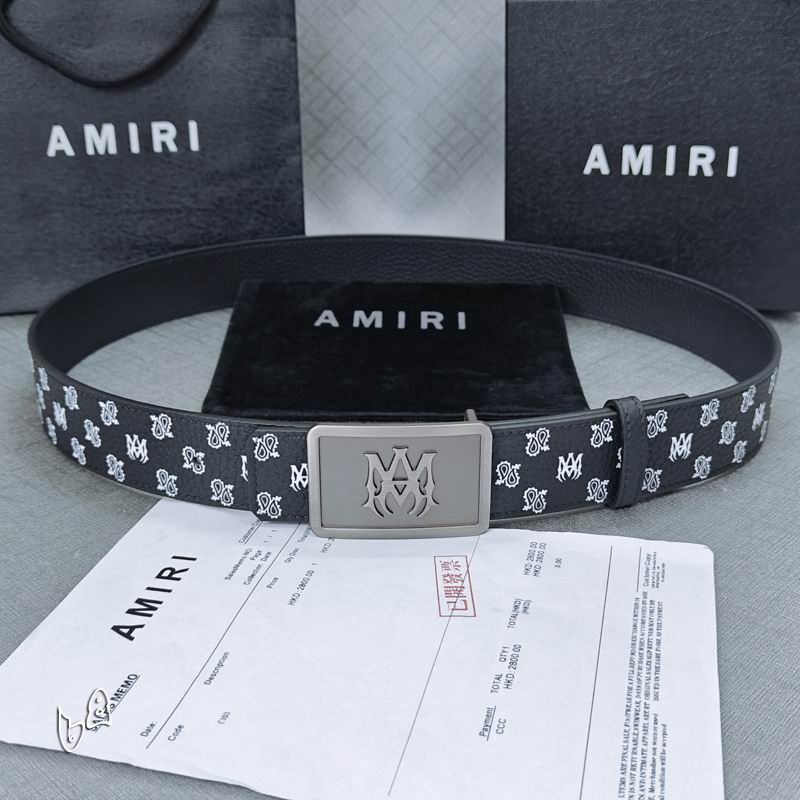 Amiri belt 38mmX90-125cm lb (52)