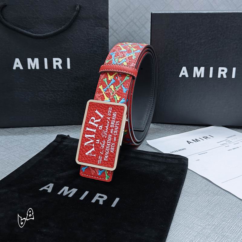 Amiri belt 38mmX90-125cm lb (53)
