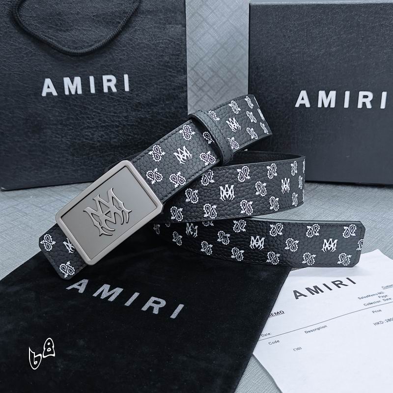 Amiri belt 38mmX90-125cm lb (54)