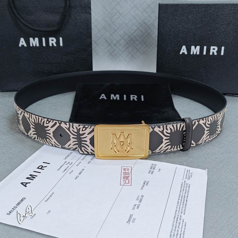 Amiri belt 38mmX90-125cm lb (55)