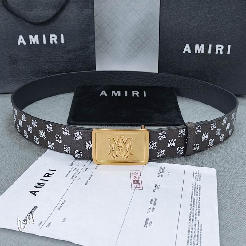Amiri belt 38mmX90-125cm lb (55)