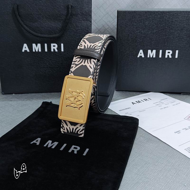 Amiri belt 38mmX90-125cm lb (56)