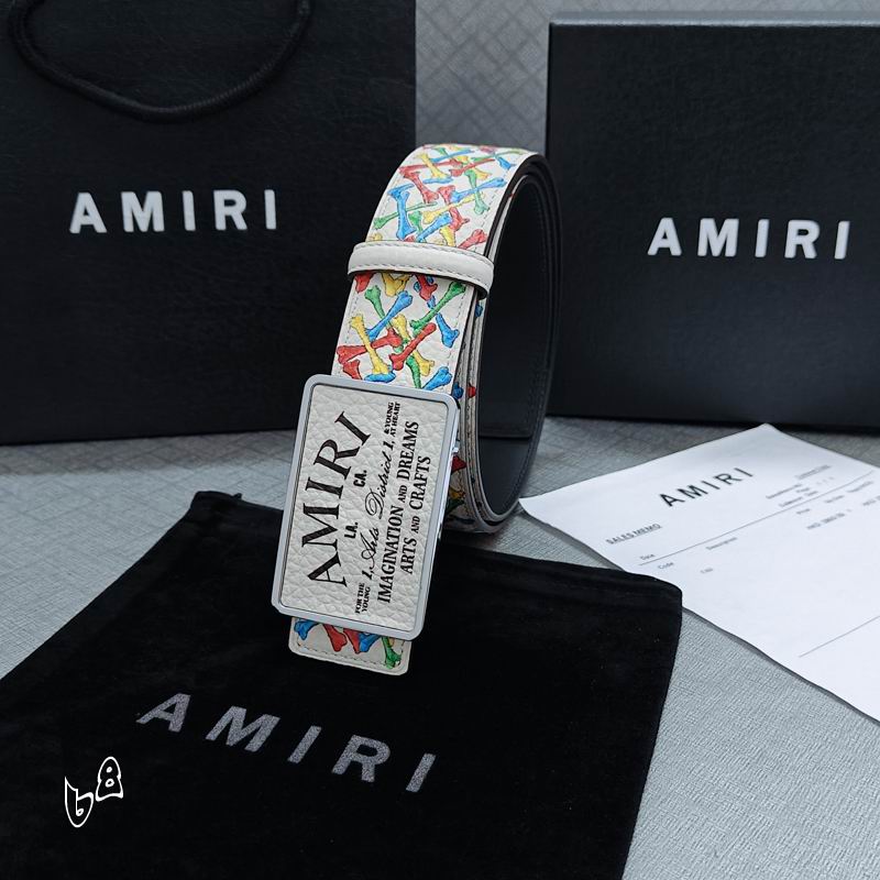 Amiri belt 38mmX90-125cm lb (56)