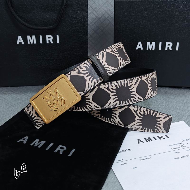 Amiri belt 38mmX90-125cm lb (57)