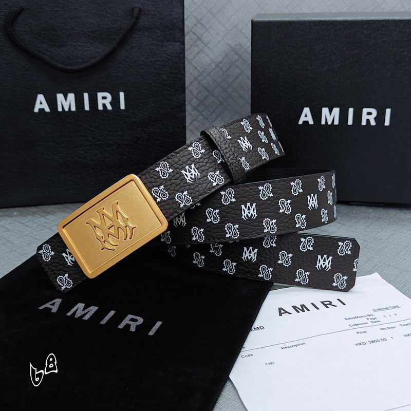 Amiri belt 38mmX90-125cm lb (57)